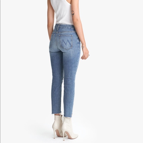 Mother High Rise Distressed Stunner Jeans 27 - Picture 3 of 8